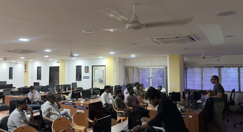Technical Session in Progress with Attendees at Workstations