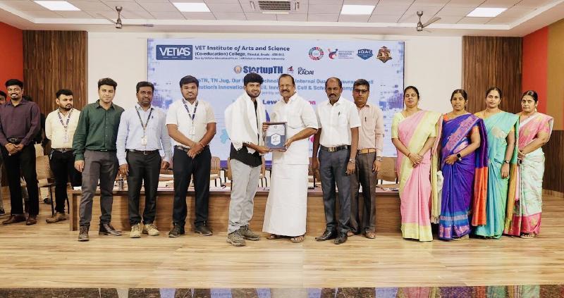 Honoured by Dignitaries at Hackfusion 2026